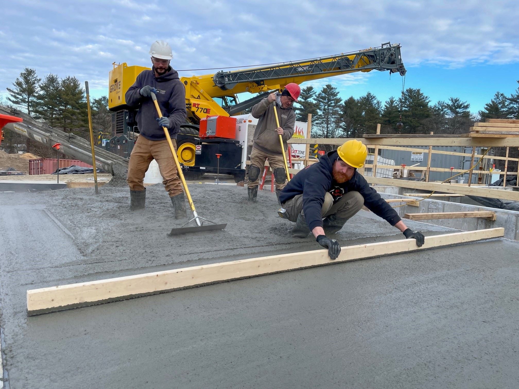 Concrete Placement for Floor Slabs